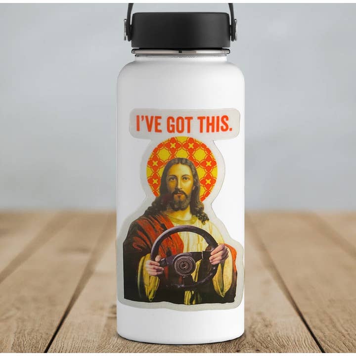 Ozark Sticker Company - Wholesale Sticker - Jesus Take the Wheel Sticker3