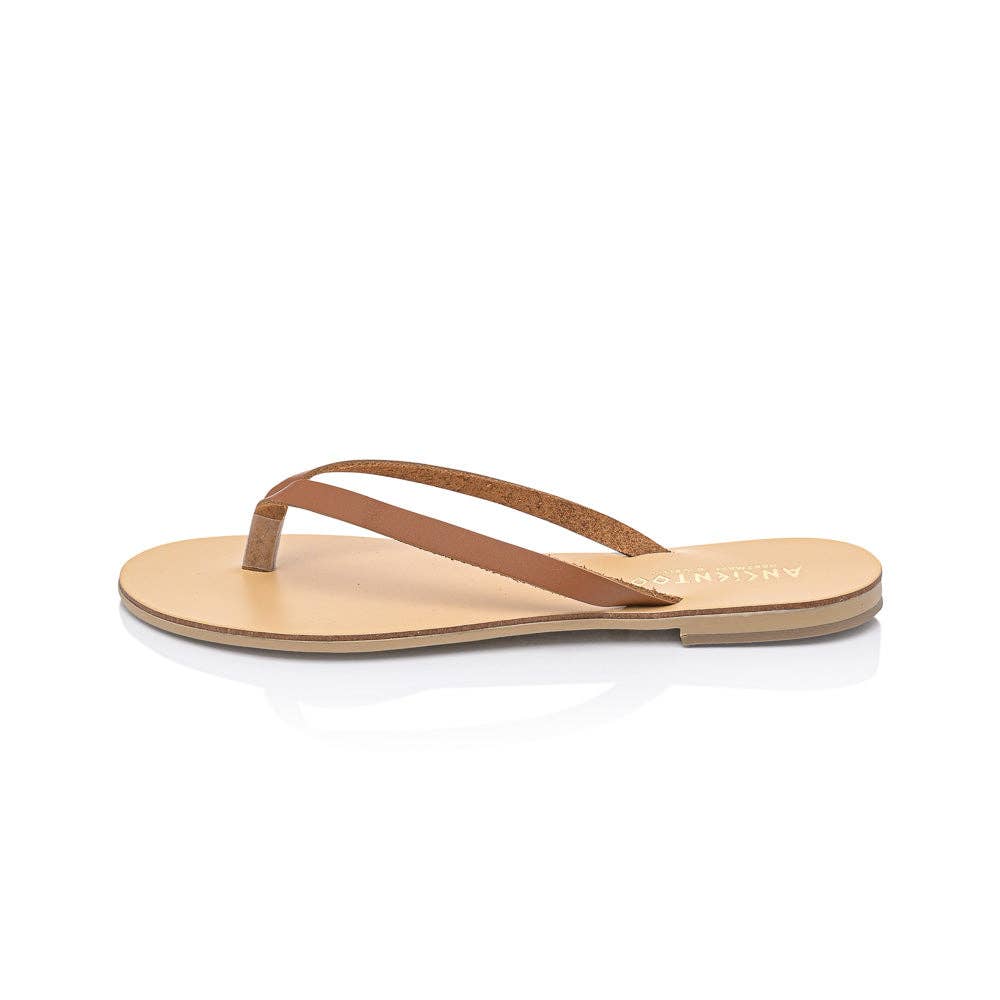 Ancientoo – wholesale Sandaler - Dam – Achelois handgjorda läder Flip Flop Sandal för kvinnor4