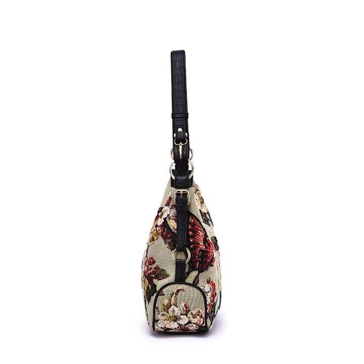 Mellow World - Wholesale Shoulder bag – women's - Butterfly Hand-Beaded Hobo Bag2