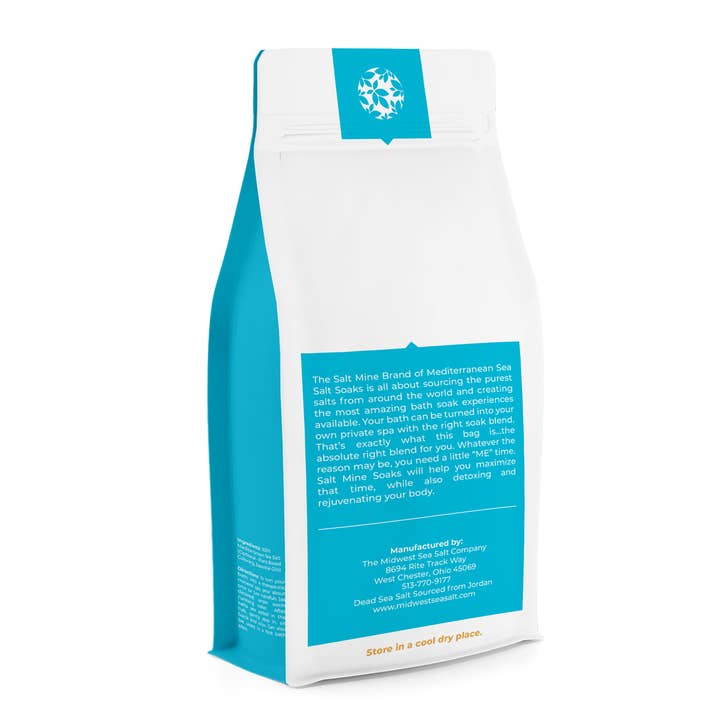 The Midwest Sea Salt Company - Vendita all'ingrosso Sali da bagno - Tea Tree Premium Mediterranean Sea Salt Soak - Personalizzato - 5lb