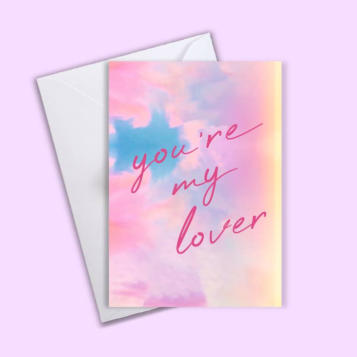 You're My Lover - Carte de vœux Taylor Swift pour la vente par Danni Boden Designs