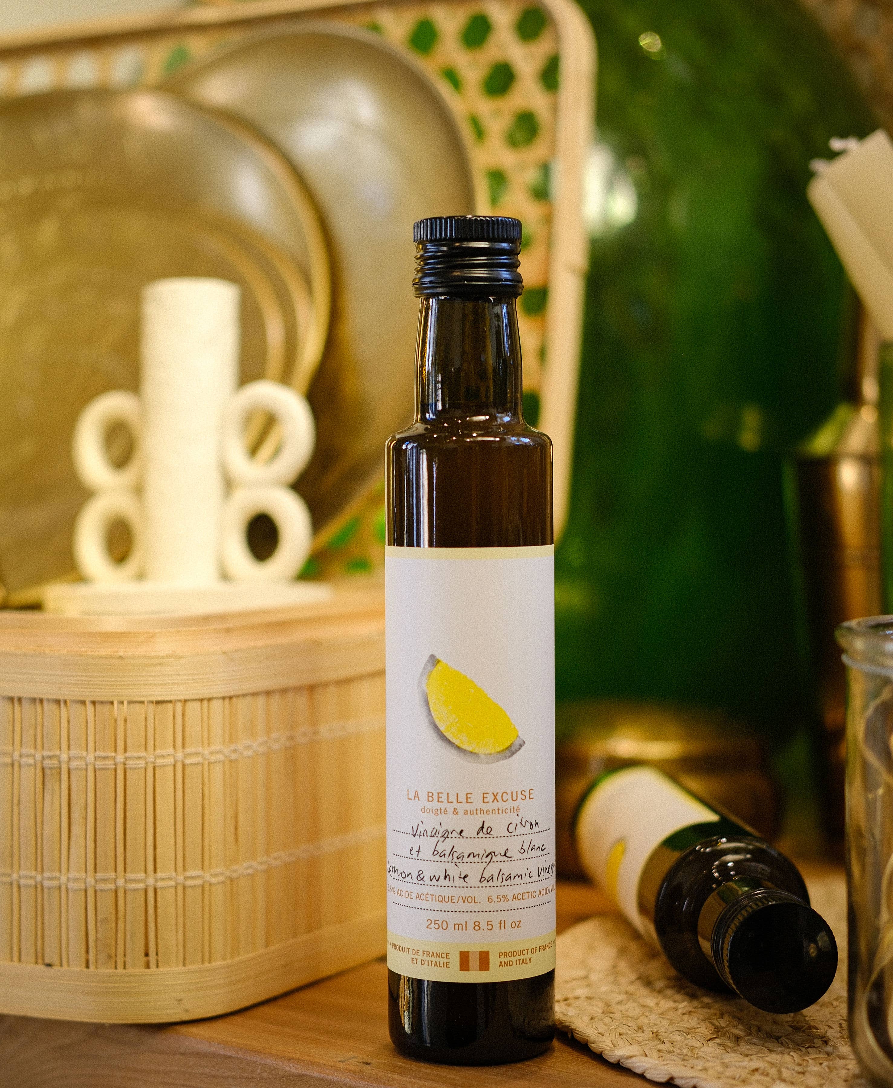 La Belle Excuse - Wholesale Vinegar - Lemon and White Balsamic Vinegar
