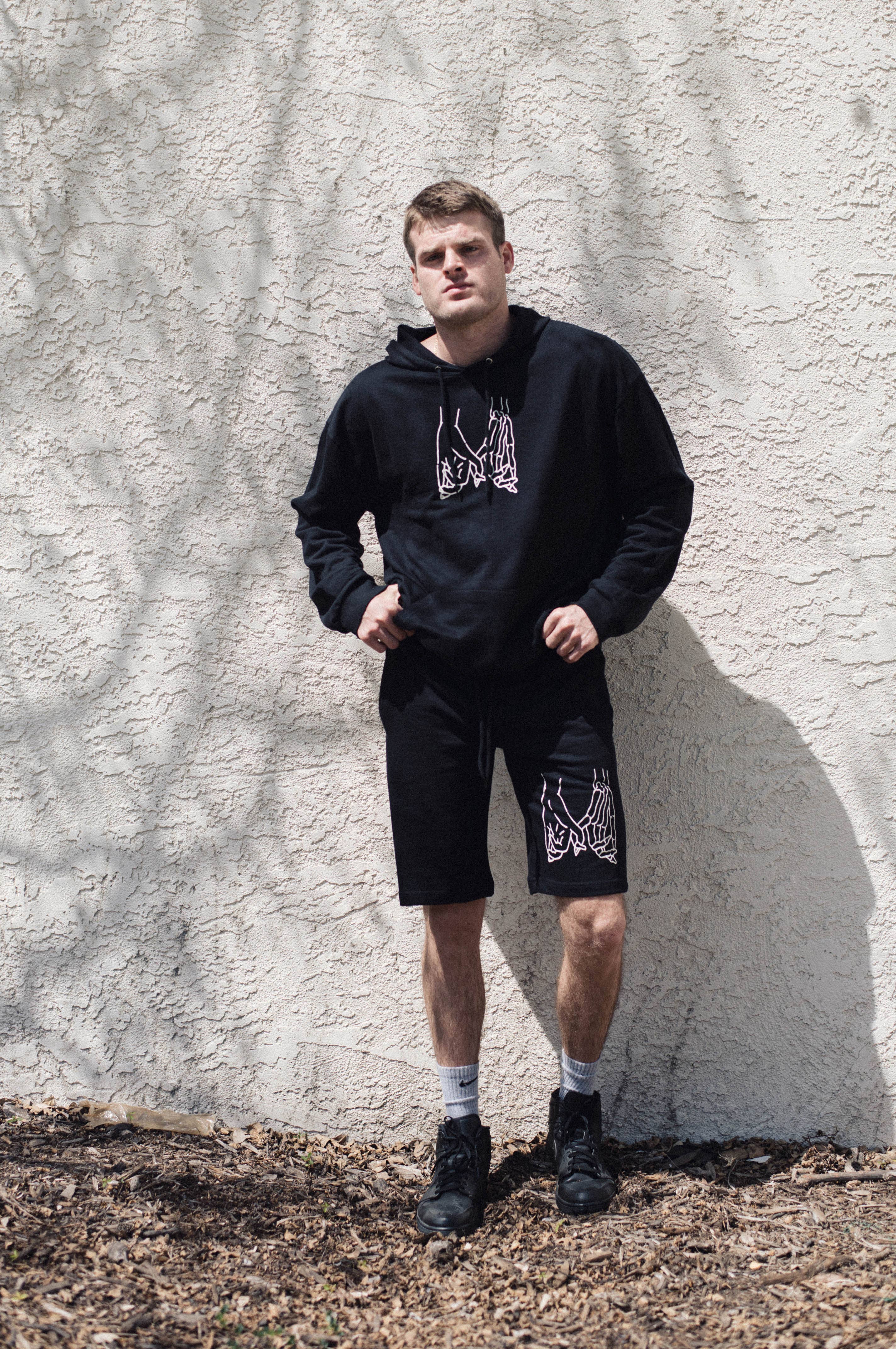 black Dark Love Hoodie Sweatshirt for wholesale on Faire