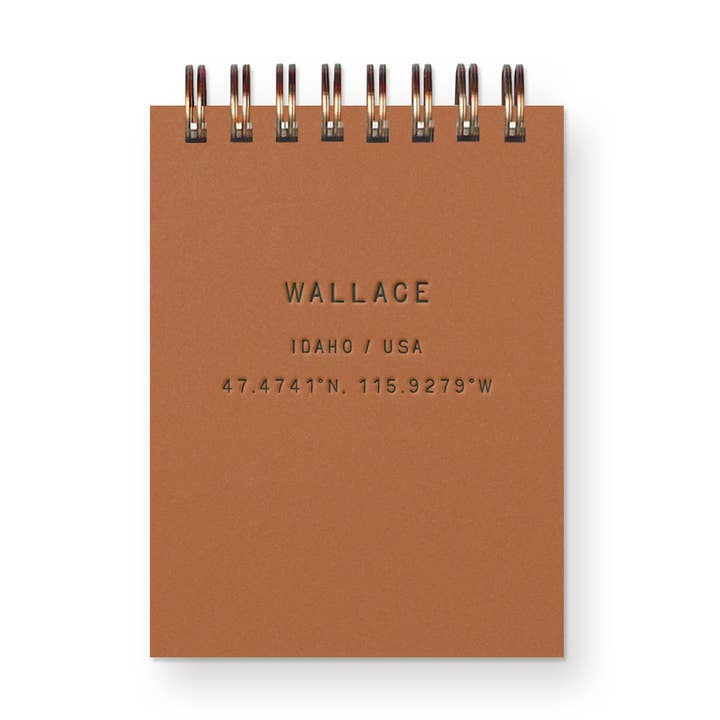 Custom City Standard Type Mini Jotter Notebook for wholesale by Ruff House Print Shop