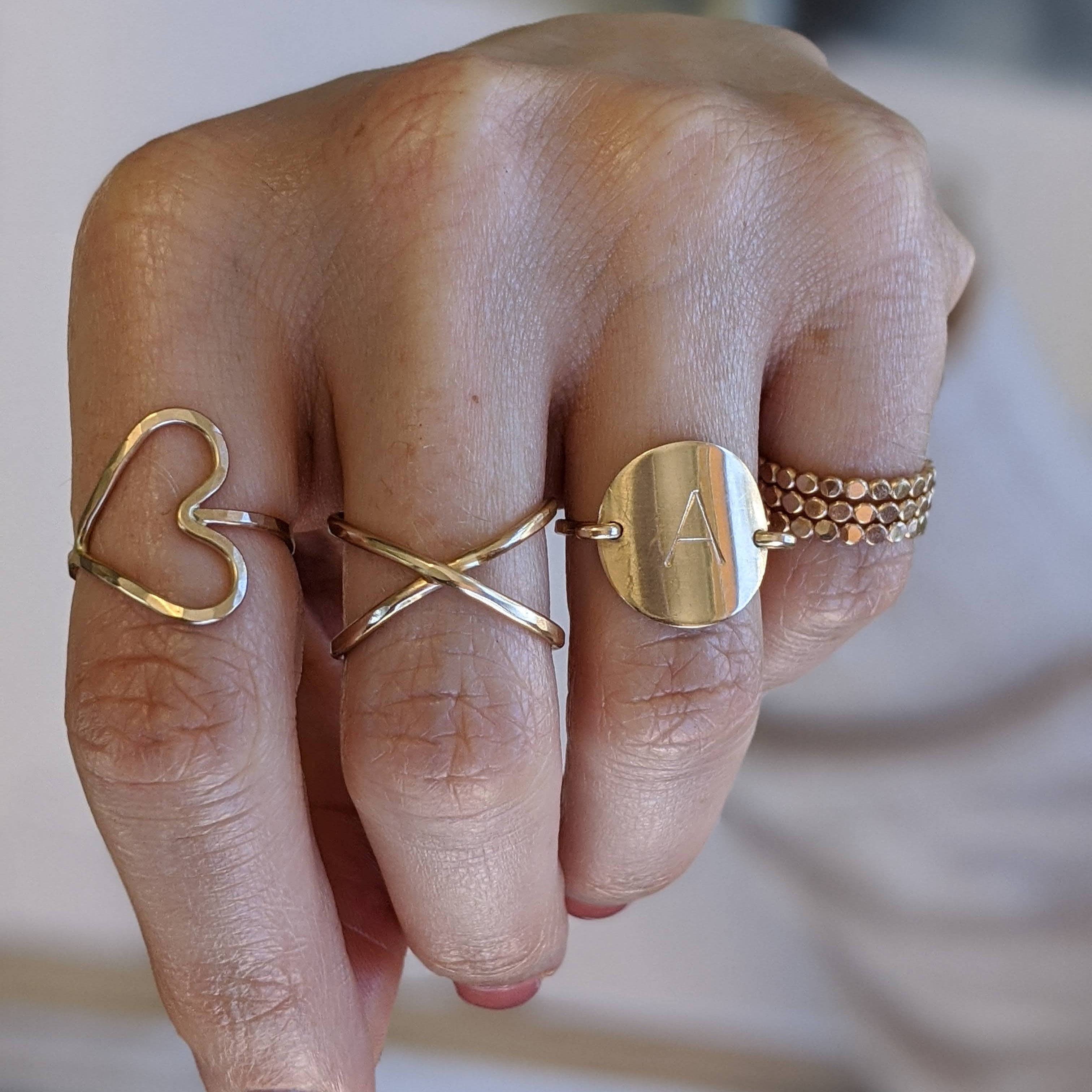 Nashelle Jewelry - Wholesale Band/Stacked Ring - Complete Heart Ring4