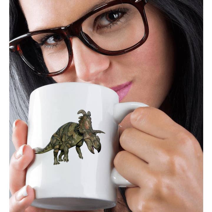 3dRose - Wholesale Coffee Mug - 3dRose, Albertaceratops Running to the Right, Mug9