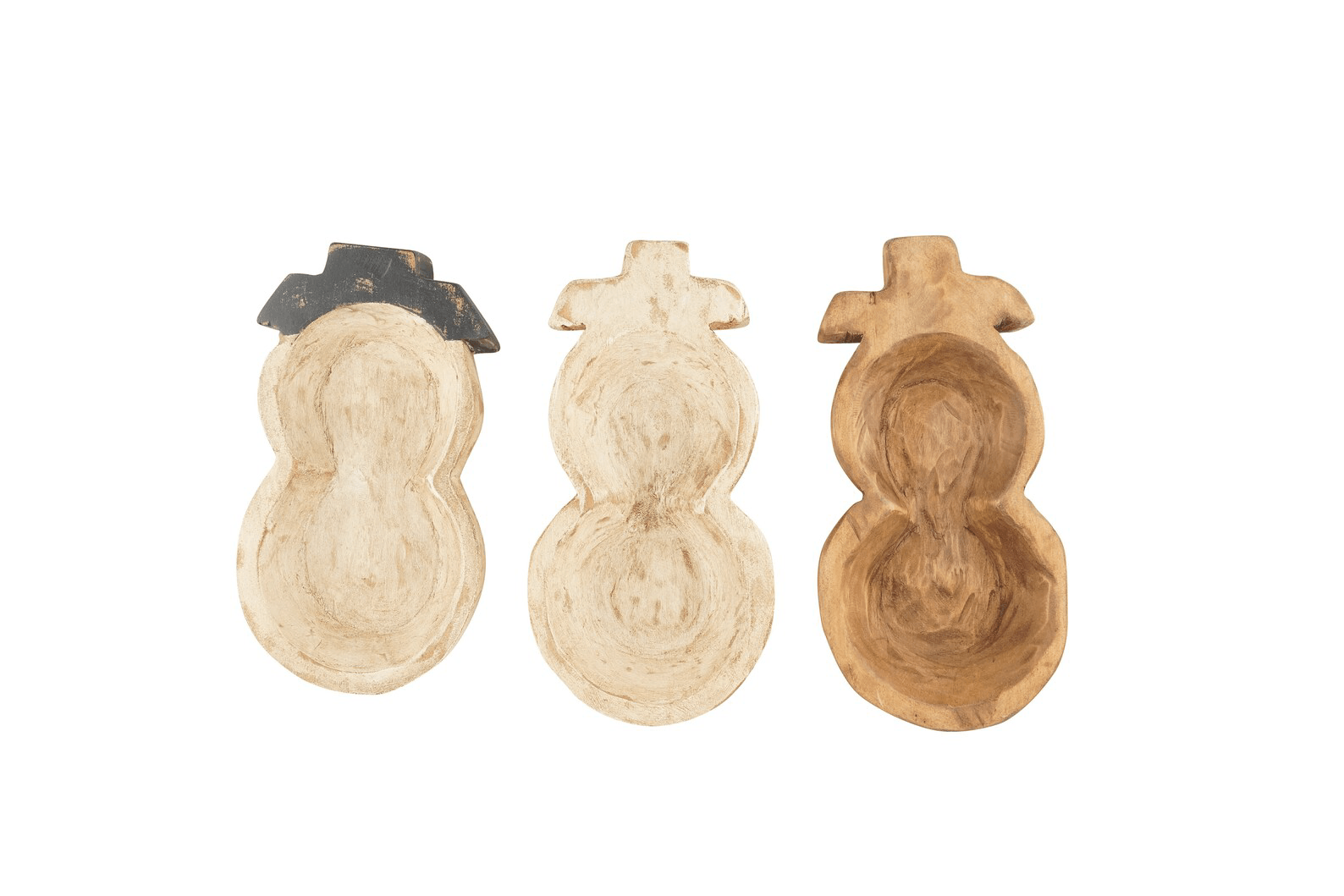 My Amigos Imports - Wholesale Candle Holder - Snowman-Farmhouse-Candle Ready Dough Bowl-6x12 inches-Small9