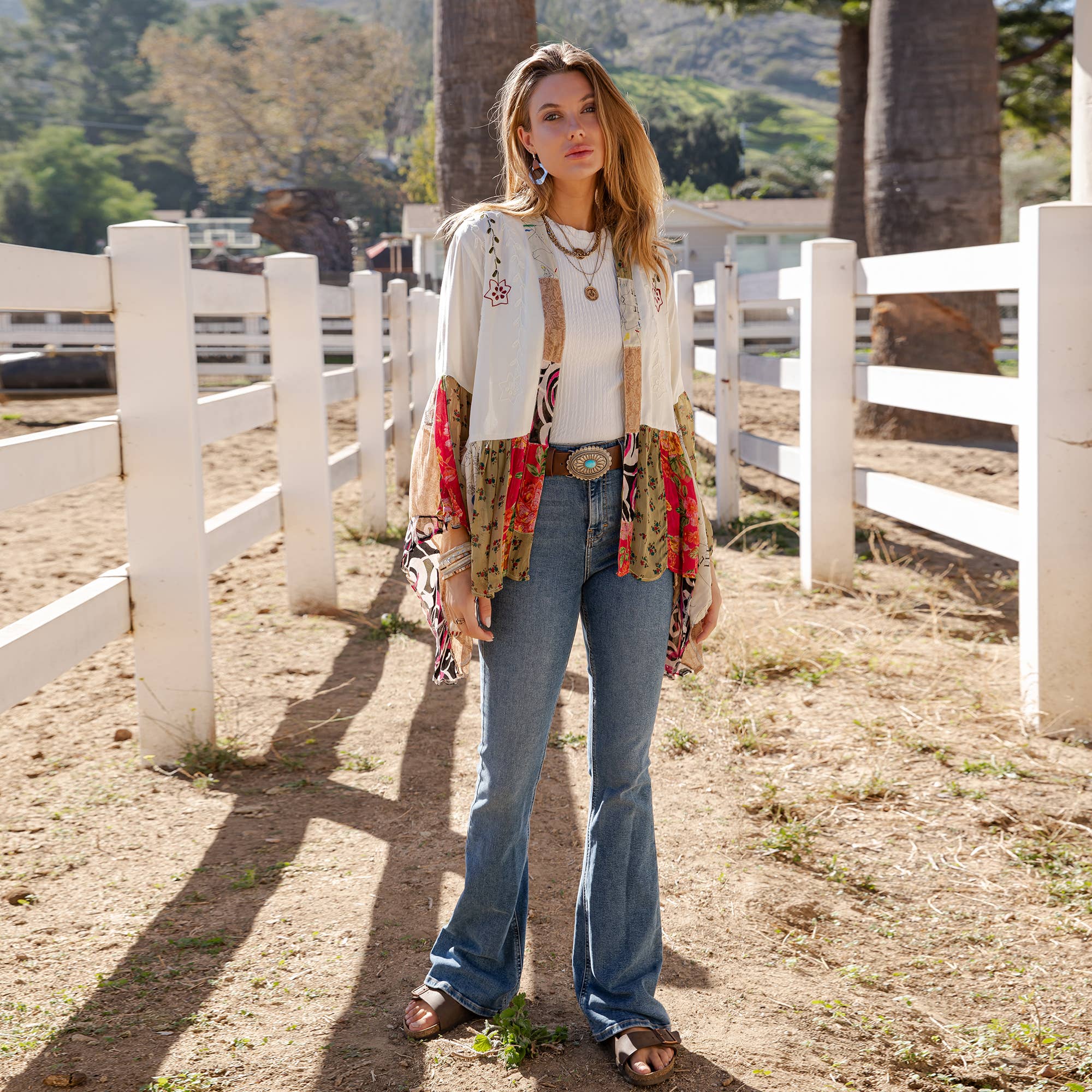 Young Threads - Wholesale Kimono - Women's - Elegant Kimono-Inspired Frill Shrug - New Style22