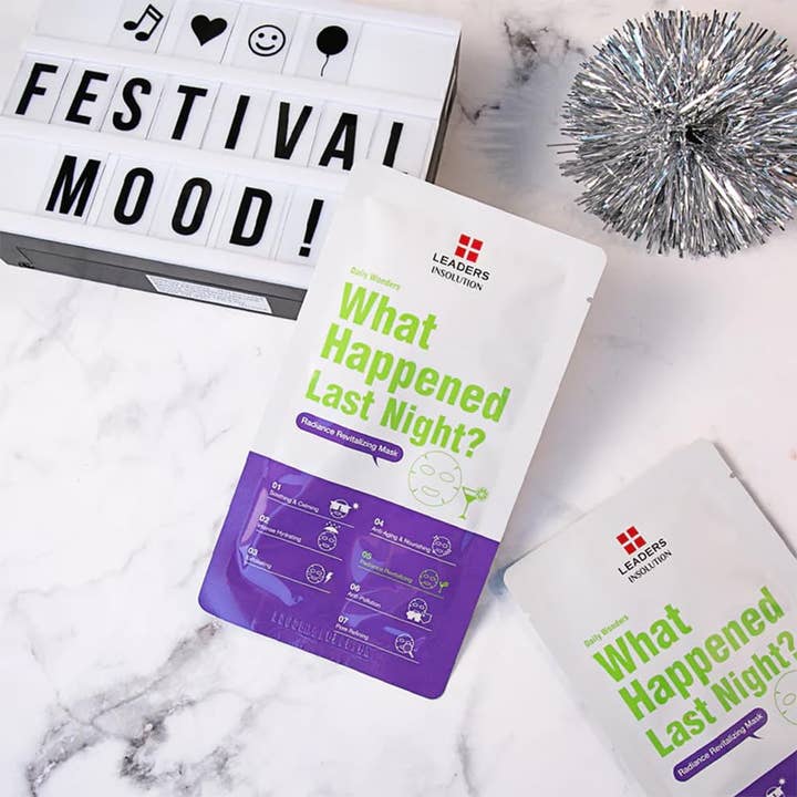 Leaders Cosmetics USA - Wholesale Skincare Face Mask - Daily Wonders What Happened Last Night? Mask4