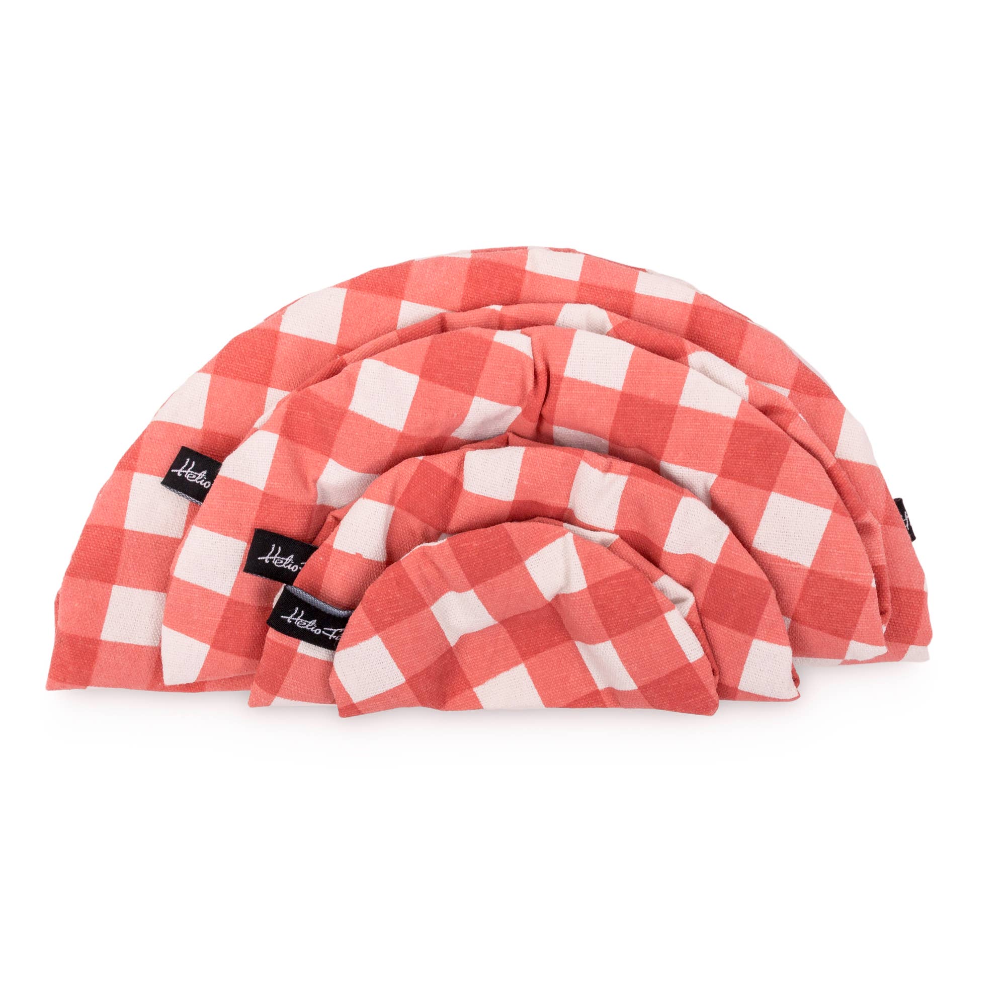 Helio Ferretti – wholesale Livsmedelsförvaring omslag/väska – 4-pack återanvändbara lock för tallrikar med vichy-mönster HF2