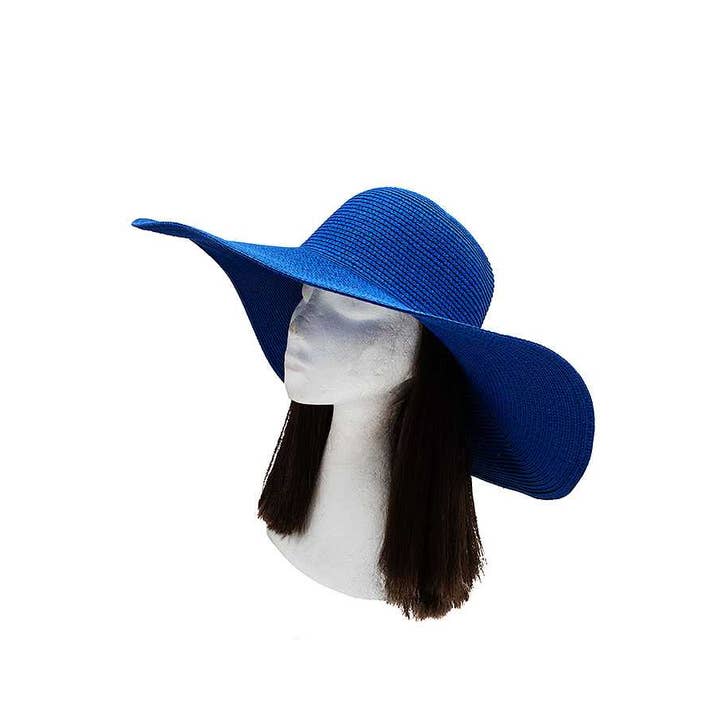 anbfashion - Wholesale Straw Hat - Women's - SOLID FLOPPY STRAW HAT 11621