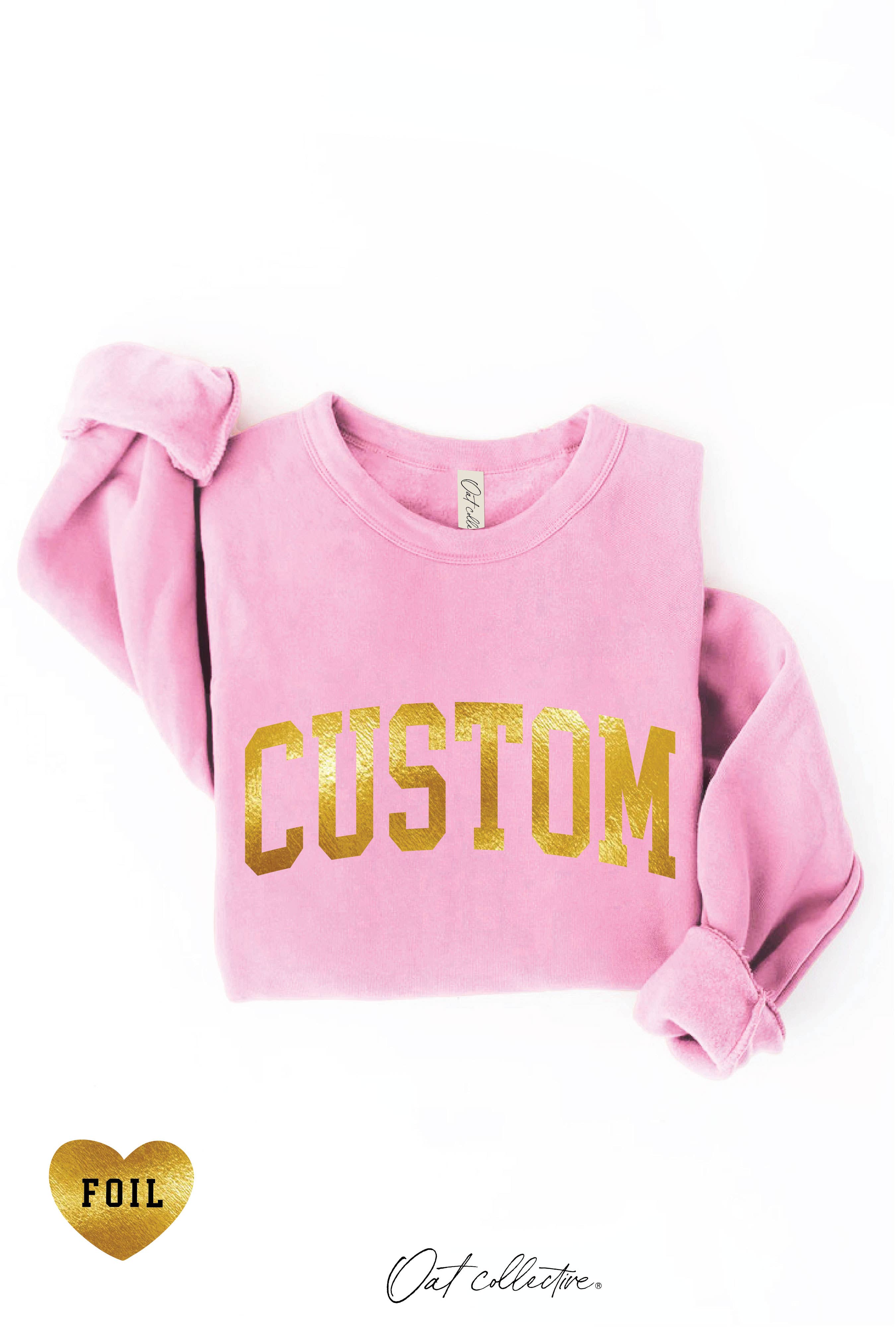 OAT COLLECTIVE - Venta al por mayor Sudadera estampada - Mujer - Sudadera gráfica personalizada con lámina9