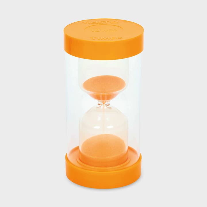 Colourbright Sandtimer, 10 Minuten Orange für den Großhandel von Commotion (Europe) BV