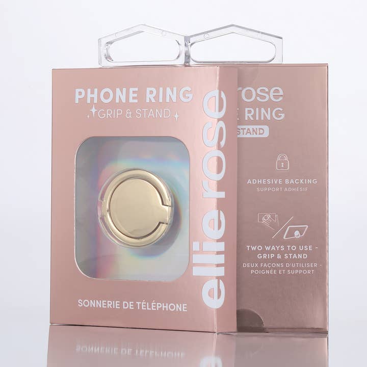 Ellie Rose - Wholesale Phone Grip - Gold Phone Ring3