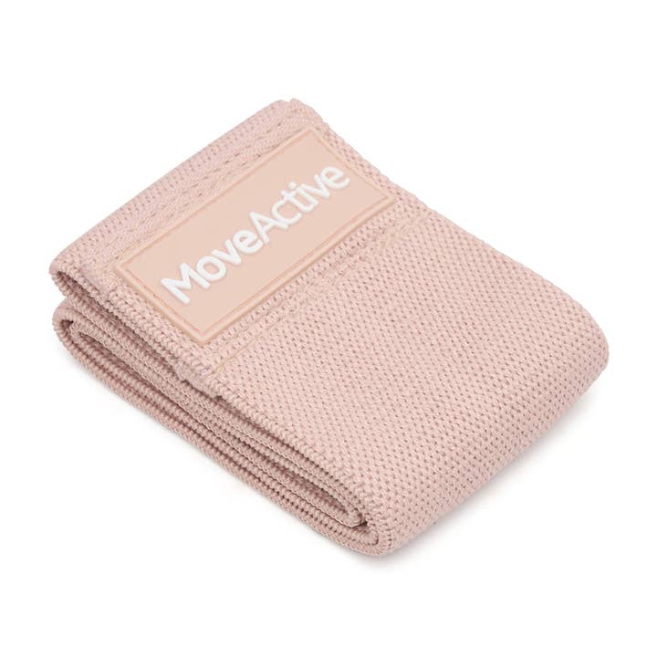 MoveActive - Wholesale Fitness Equipment - Medium Resistance Band - Soft Pink0