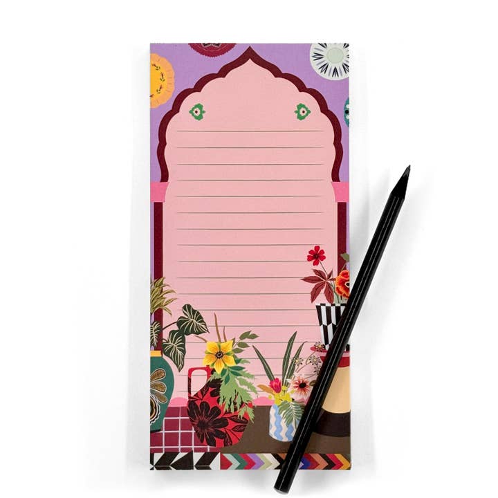 Lifestyle Interior Botanical To-Do List Notepad for wholesale by Pavilion