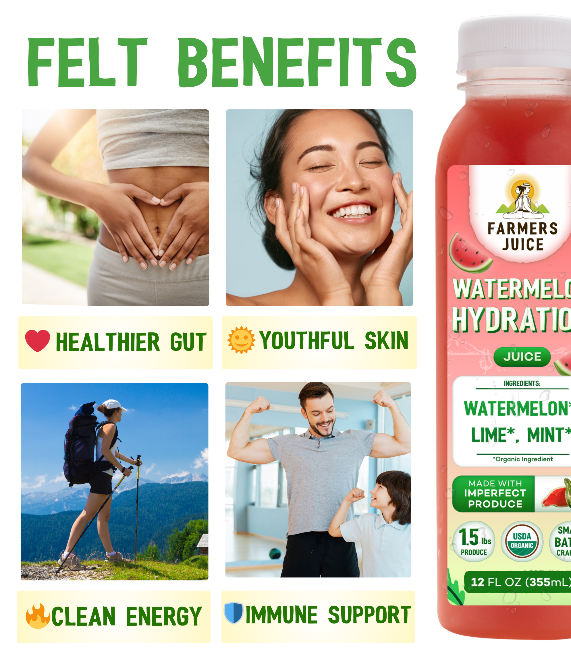 Farmer's Juice - Wholesale Wellness Juice/Tonic - Watermelon Hydration | 18 Juices7