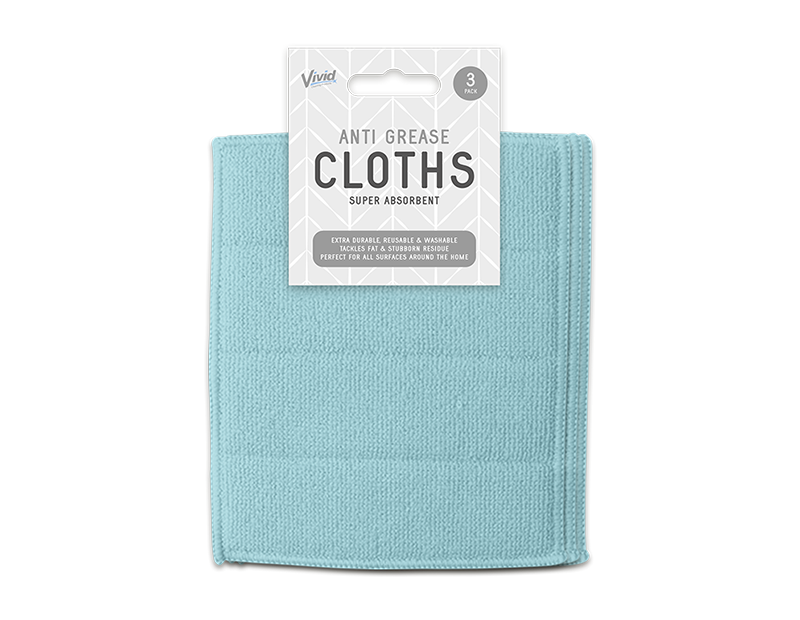 LMT-UK – wholesale Dishcloth – Anti Grease Pads 3 Pack - 50561703378853