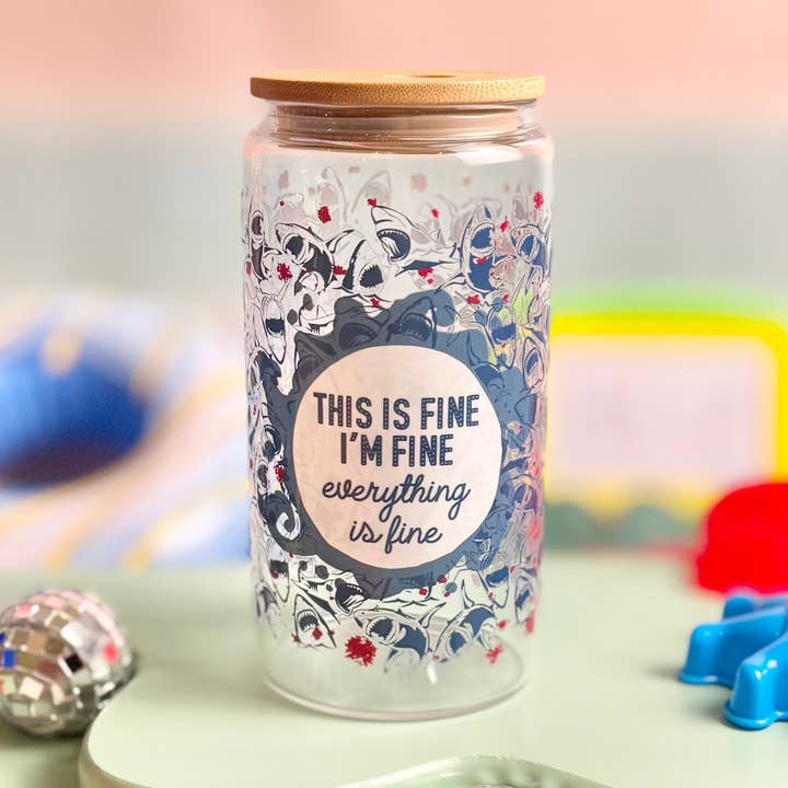 C'est bien les requins en verre peuvent pour la vente par HandCrofted