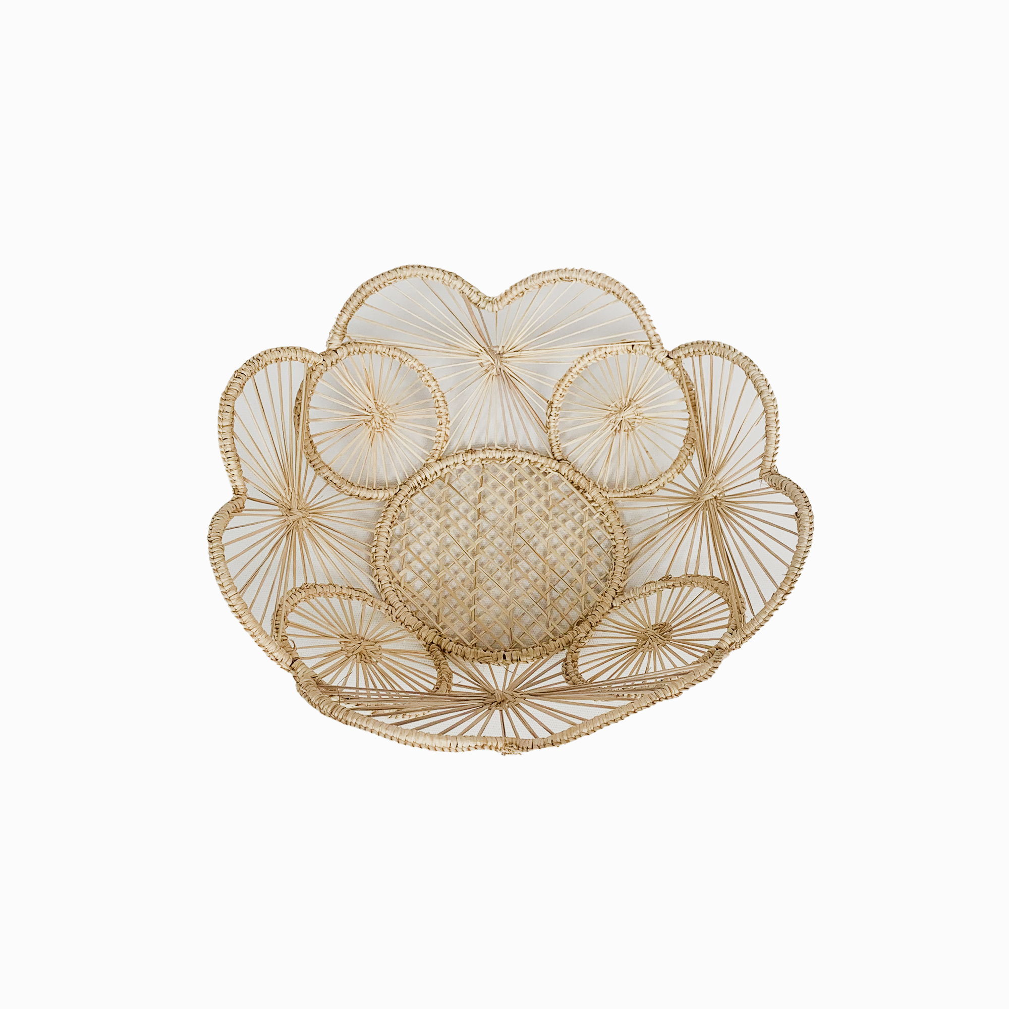 Coro Cora™ – Cesta por atacado – Cesta de Pão Flower Iraca – Louça de Mesa em Palha de Ráfia1