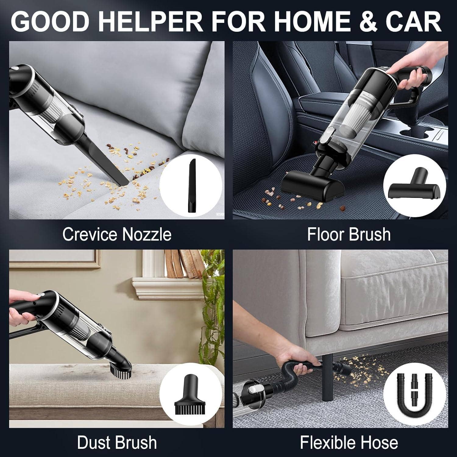 VIGOR - Wholesale Vacuum Cleaner - Premium Quality Cordless Mini Hand Vacuum with Large Capacit1