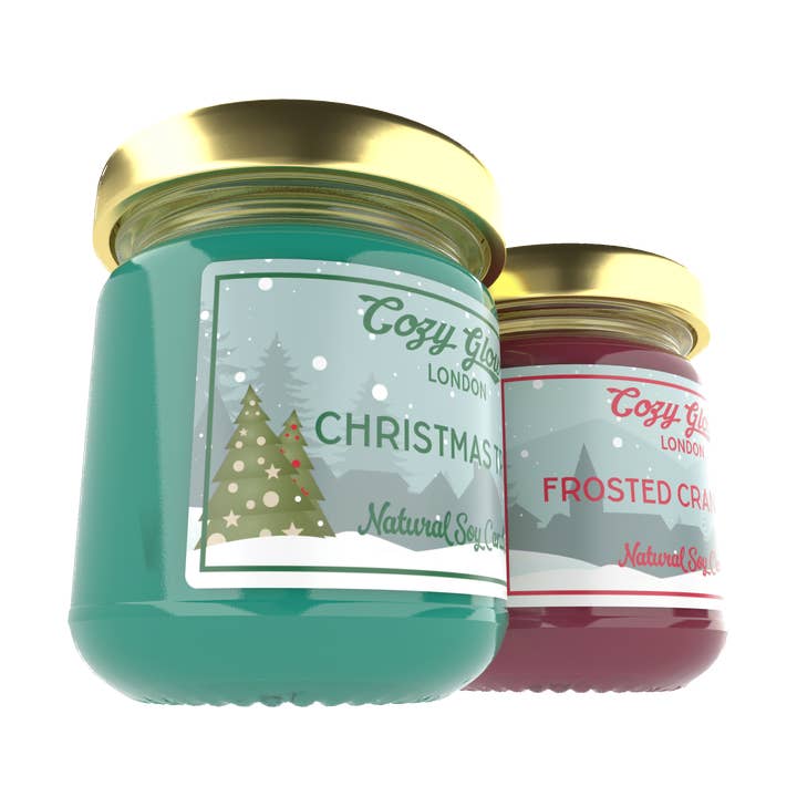 Kerst gewone sojakaarsen Duo
Snoepriet en peperkoek voor wholesale door Cozy Glow Candles & Home