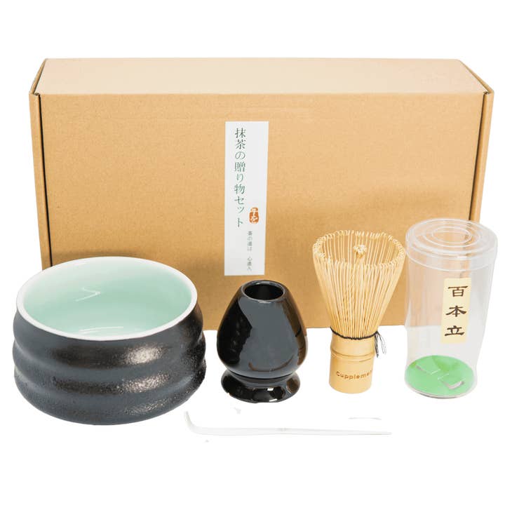 Matcha Set Zwart for wholesale by Cupplement b.v.