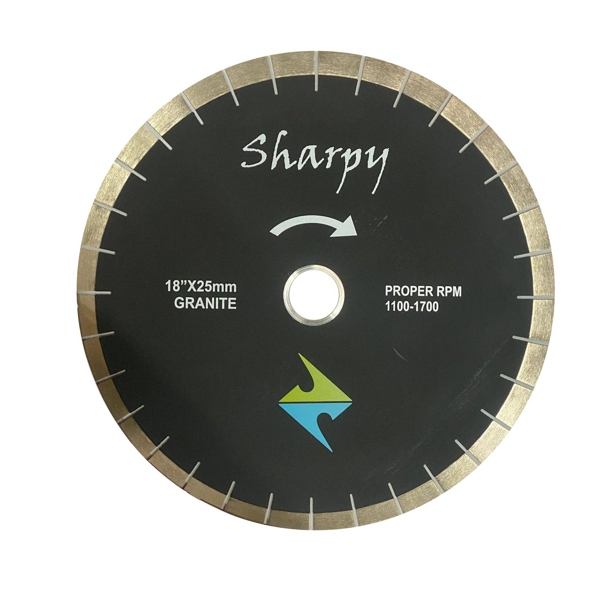 Dynamic Stone Tools - Wholesale Craft Supplies - Sharpy Bridge Saw Blades Supreme Arix 25mm Segments0