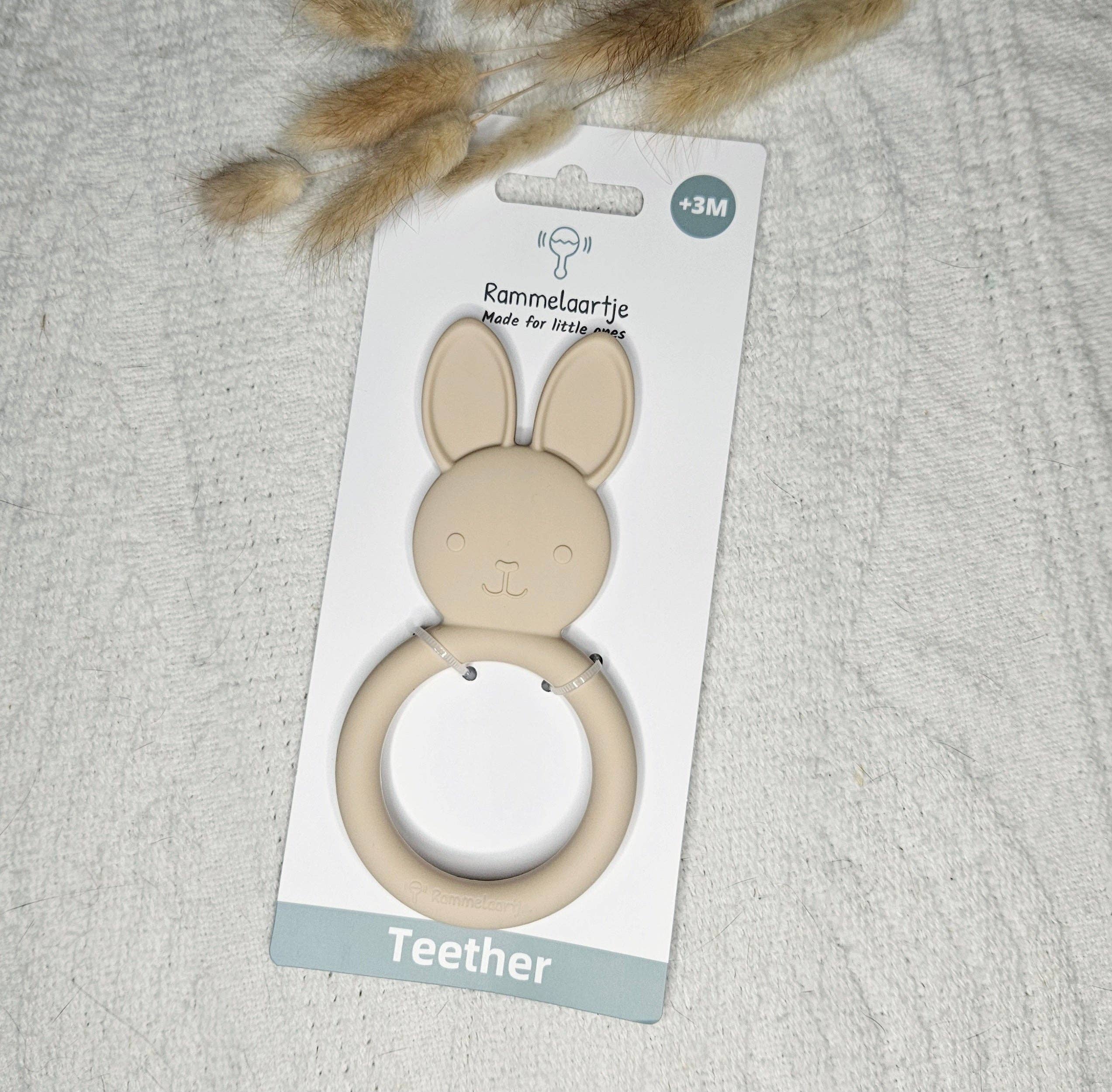 Rammelaartje - Wholesale Teether (Not Clip-On) - Baby - Rabbit Teether - Beige2