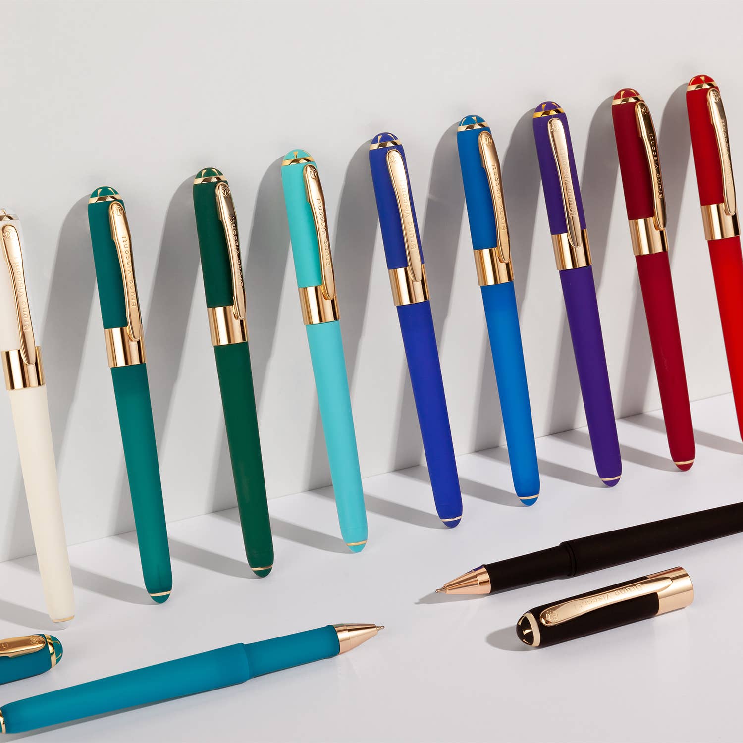 BV by Bruno Visconti - Wholesale Pen - Forest Green Monaco Fine Point Soft Touch Pen, 0.5mm7