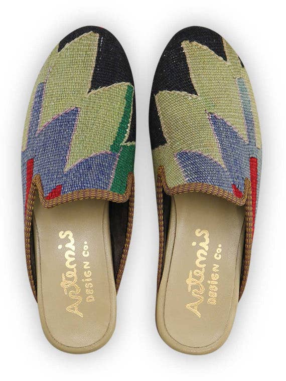 Kilim hjemmesko til mænd - Størrelse 9 for engroshandel hos Artemis Design Co.