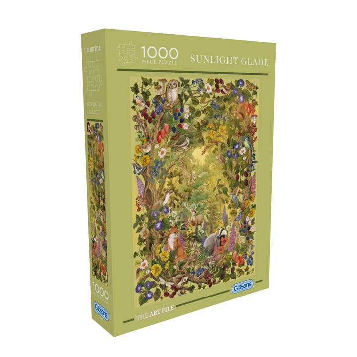 The Art File Sunlight Glade 1000 Piece Jigsaw Puzzle for wholesale by Gibsons Games Ltd