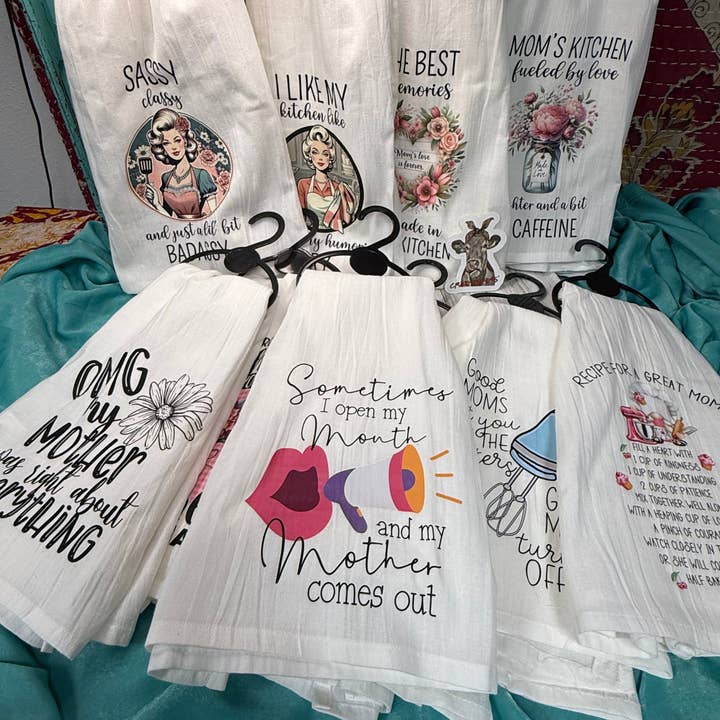 Snarky Kitchen Towels-Mother’s Day for wholesale by Crazy Heifers Wholesale