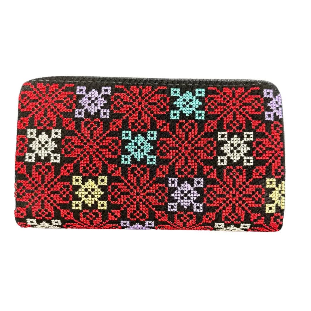 Palestinian Elegance - Wholesale Wallet - Women's - Wallet Bags with Embroidered Palestine Designs - 4 Unique Variants2