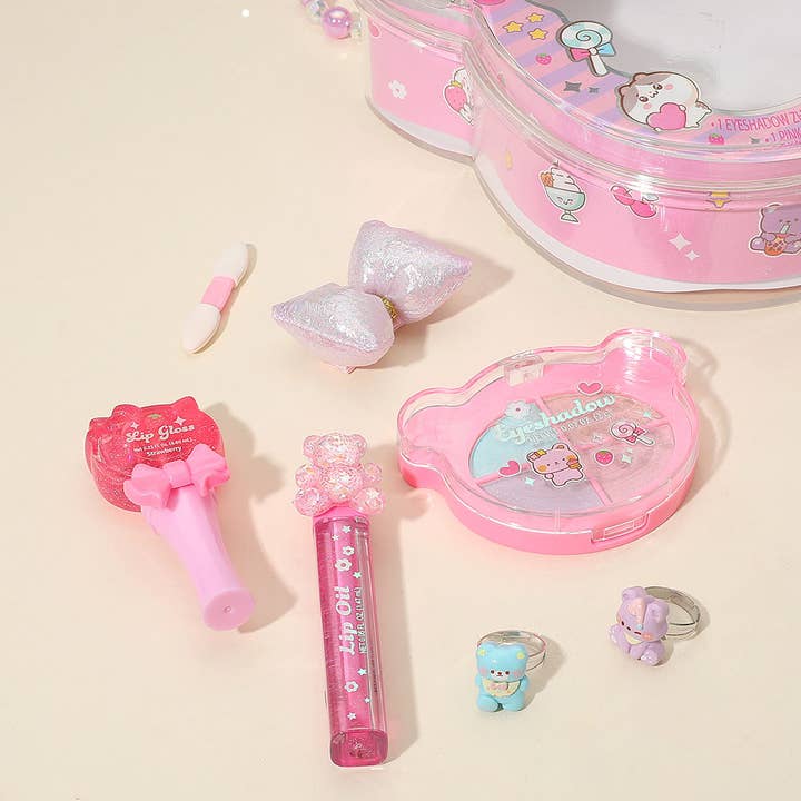 Sensibling Corp. - Wholesale Makeup Kit - Kids - 7PCS - HOT FOCUS Kids Glitz Beauty Set3