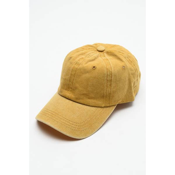 JOSSLYN by wall to wall - Wholesale Baseball Cap - Women's - VINTAGE WASHED BASEBALL CAP 40HW702