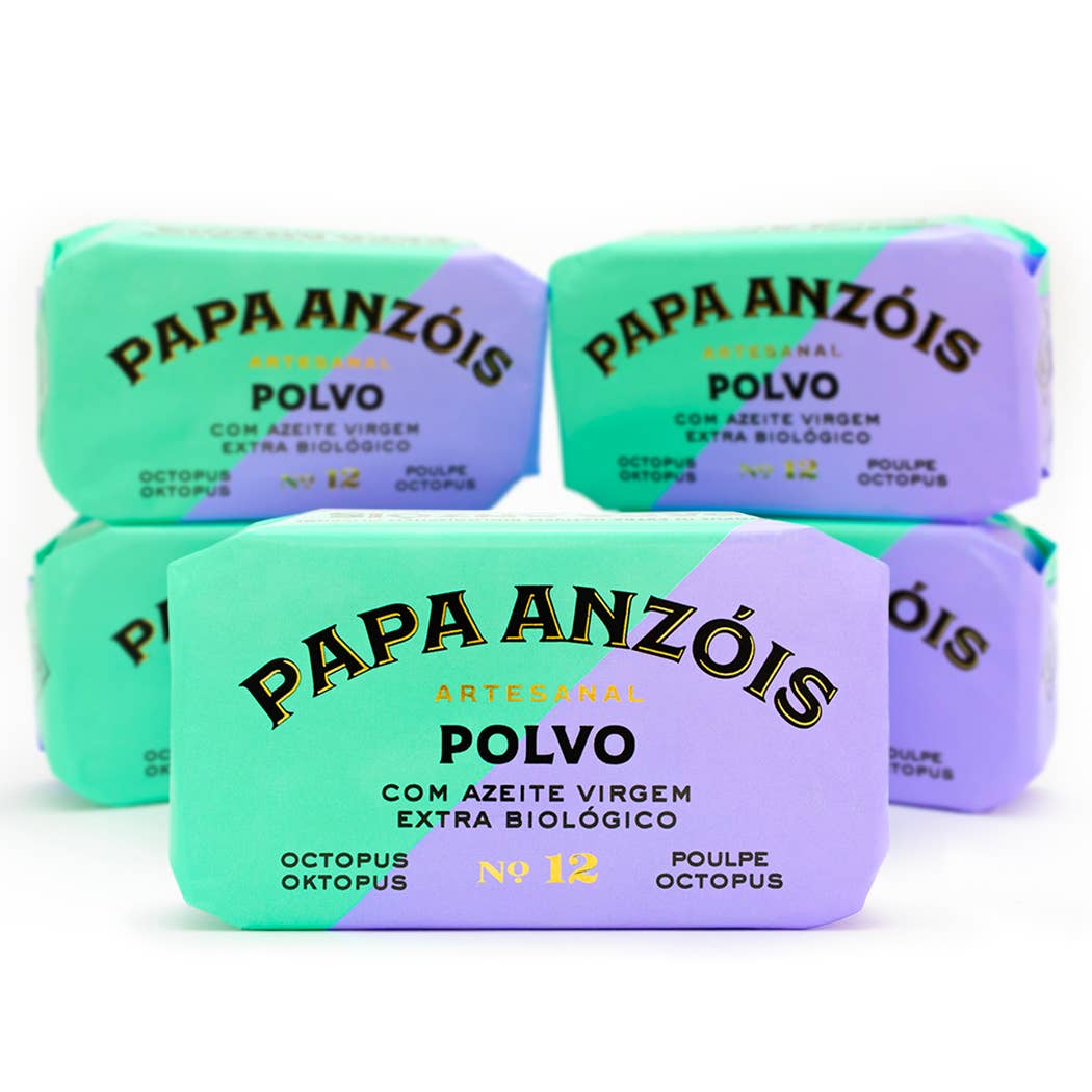 Conserveira do Arade – Großhandel Fischkonserven – Oktopus mit nativem Bio-Olivenöl extra (Papa Anzóis)1