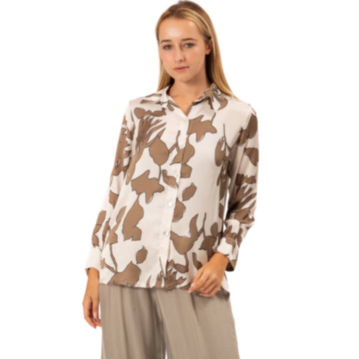 6449 Fango Vera May Viscose Top for wholesale by VeraMay