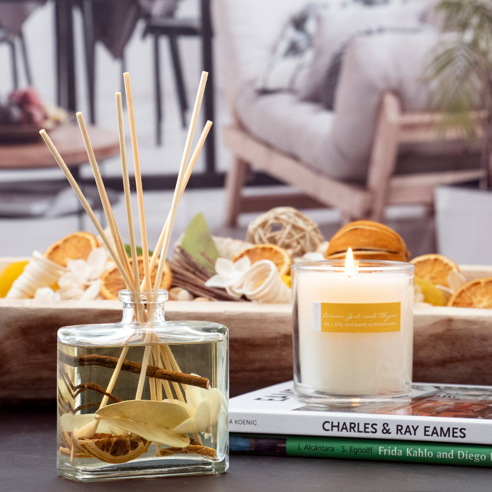 Andaluca - Wholesale Reed Diffuser - Lemon Zest and Thyme Botanical Reed Diffuser5