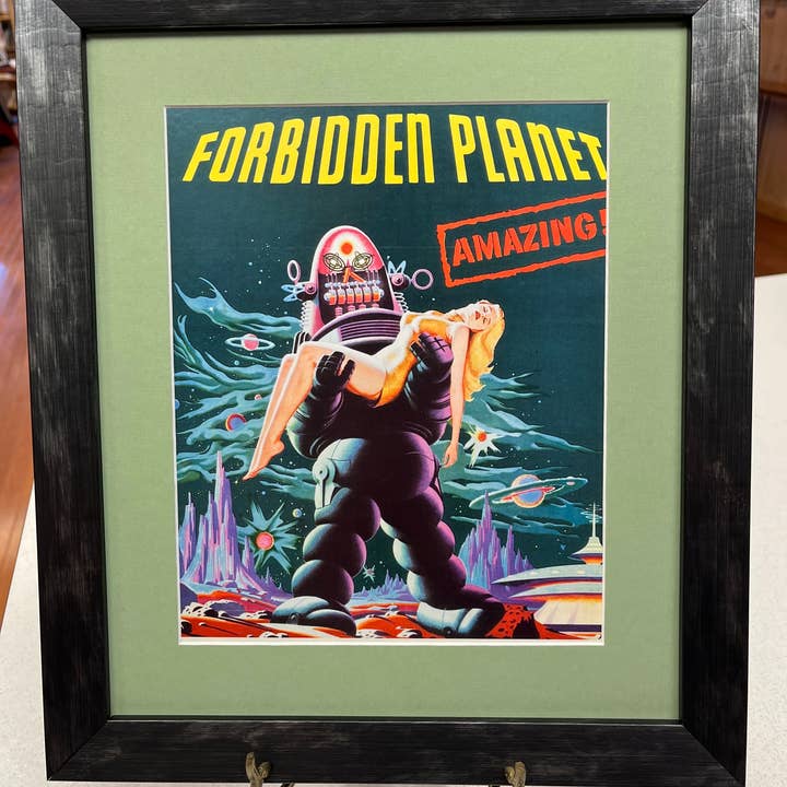Framed Sci-Fi Retro Robot Forbidden Planet for wholesale by Frame Up