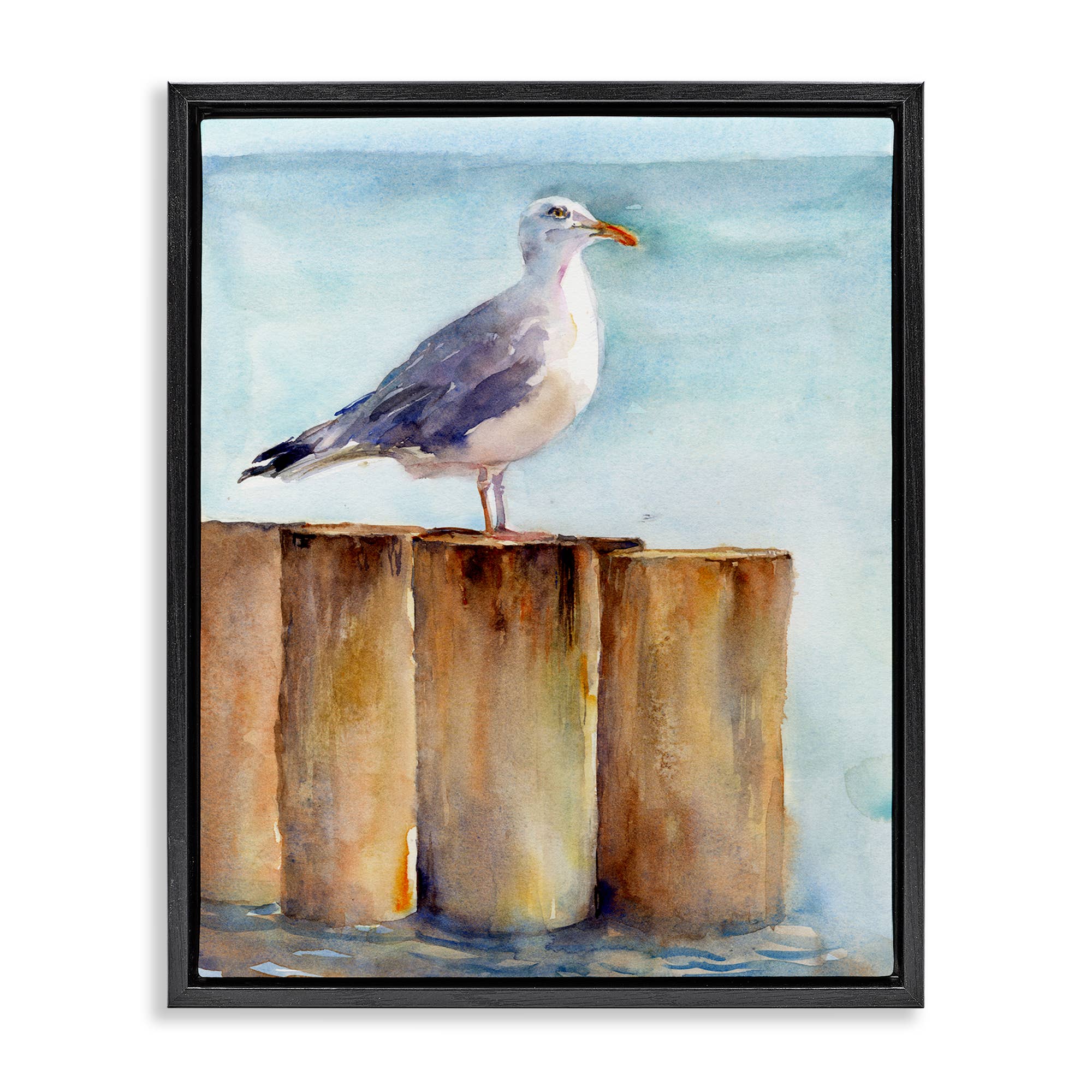 Stupell Industries - Wholesale Wall Sign - Seagull's Perch by Sea - Framed Wall Art22