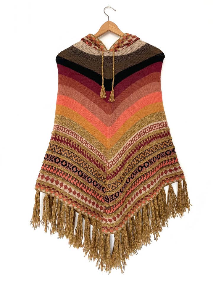 Sunset Poncho for wholesale by Circle Textile