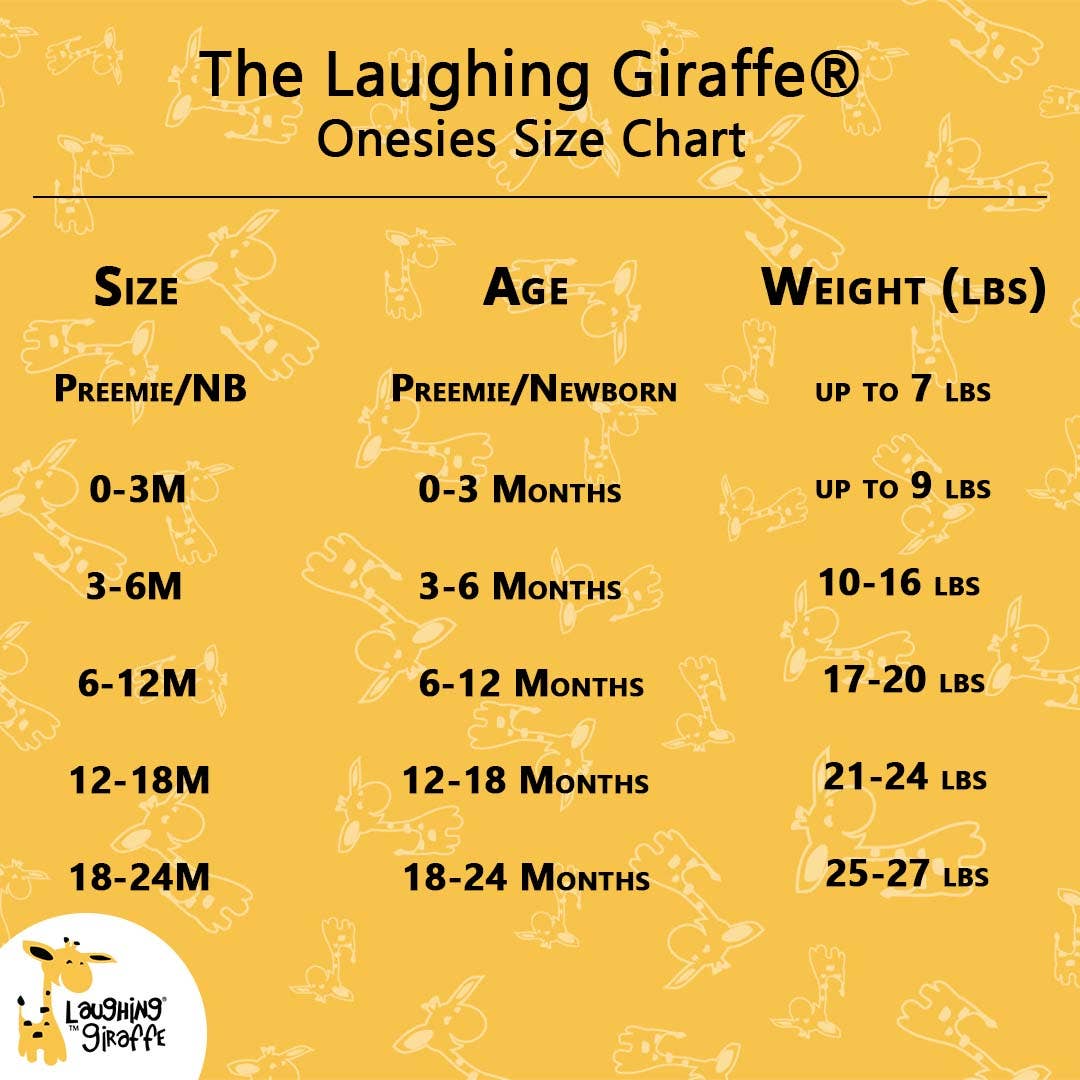 Laughing Giraffe - Wholesale Bodysuit (Non-Footed) - Baby - Premium Cotton Baby Short Sleeve Bodysuit  6-PACK Infant7
