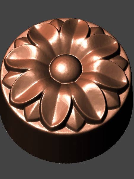 3 "blomma puck bad Bomb mögel för wholesale av BBHP Moulds