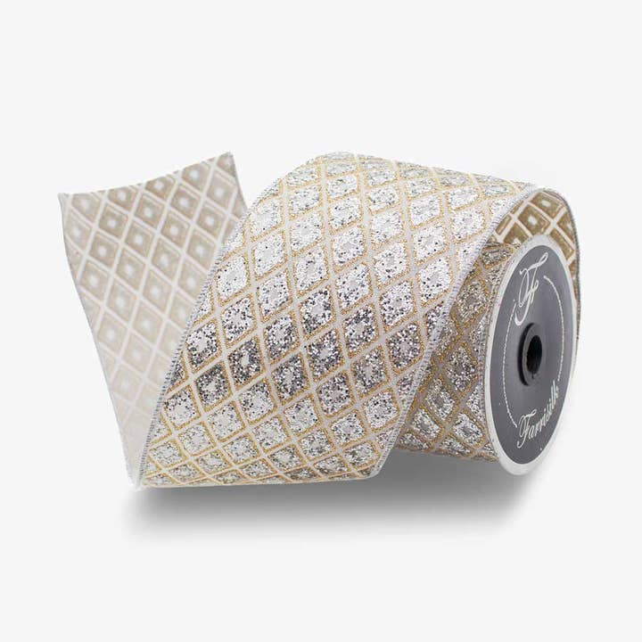 Marquise Diamond Ribbon Silver for wholesale by FancyFace Designs