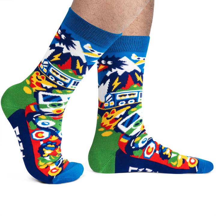 Lavley – Großhandel Socken - Unisex – Mehr reisen, weniger Sorgen machen Socken