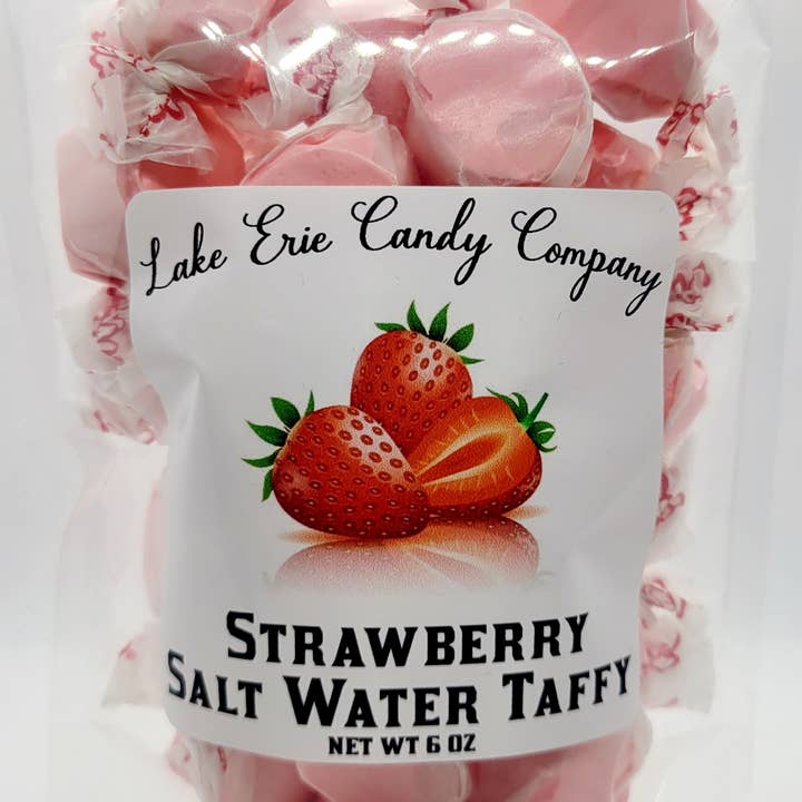 Lake Erie Candy Company - Wholesale Taffy - Strawberry Salt Water Taffy