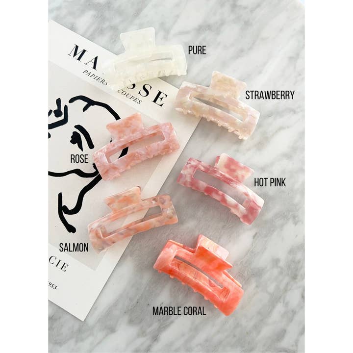 LoveLina - Wholesale Hair Clip - Women's - Acetate Tortoise Hair Clips - ALLIE