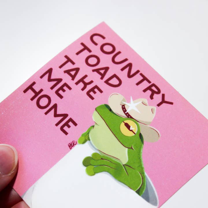Betina C Koche - Wholesale Sticker - Sticker Country Toad | Frog Illustration4