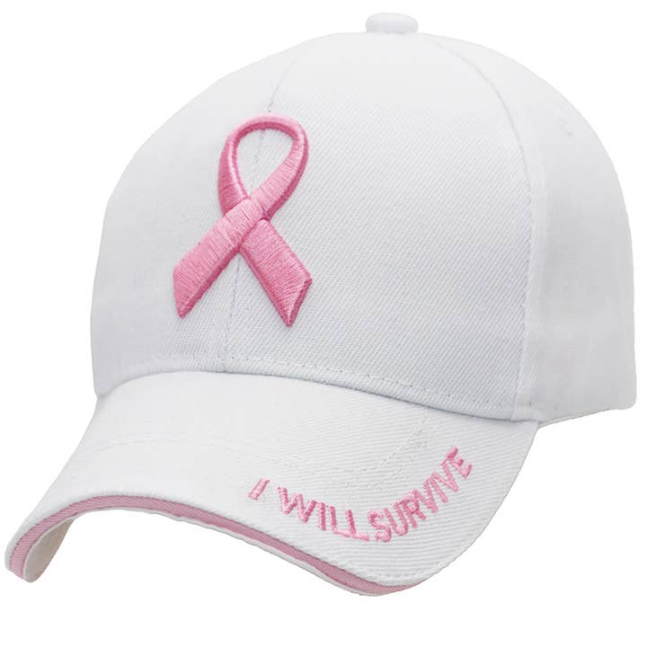 Cap Zone - Wholesale Baseball Cap - Women's - Breast Cancer Awareness Ribbon Baseball Cap